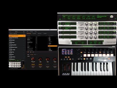 MIDI Controller Advance  Keyboard with VIP Plugin Instrument