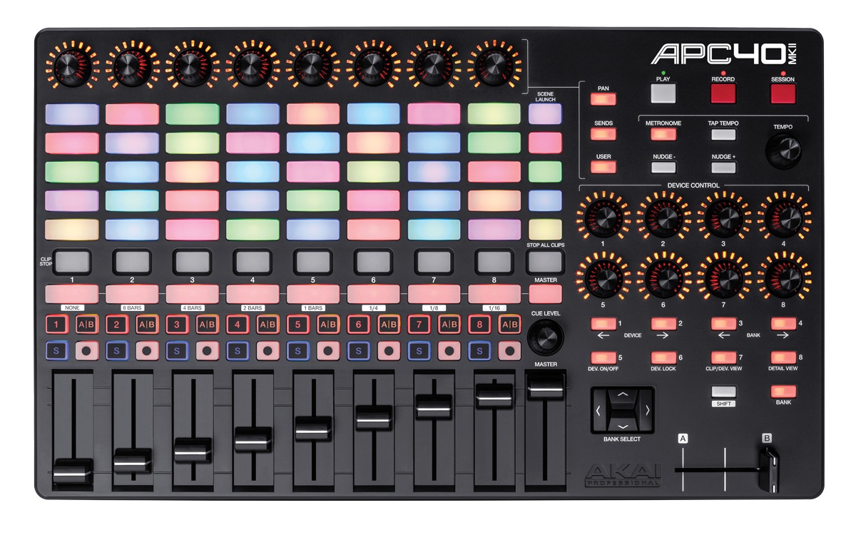 APC40 mkii Clip Launching Pad Controller