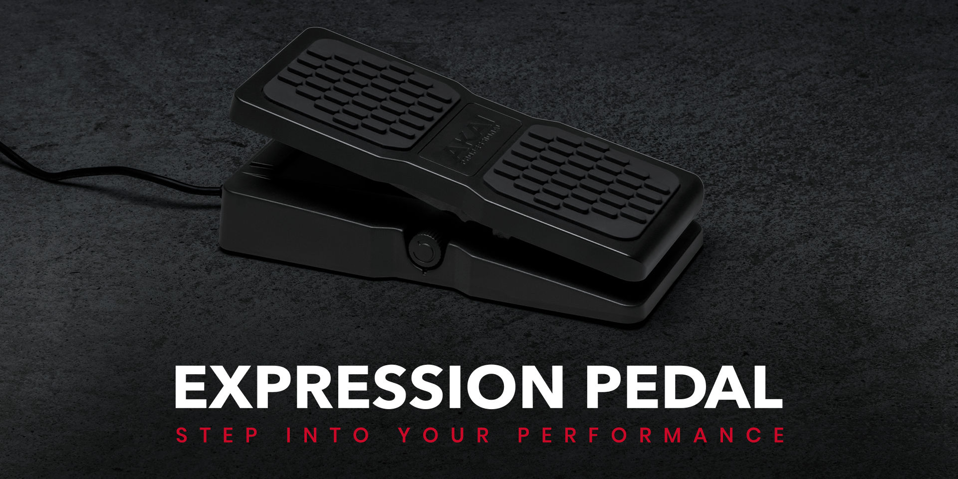 Expression pedal on stage graphic (without foot)