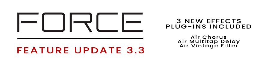 Force Feature Update 3.3