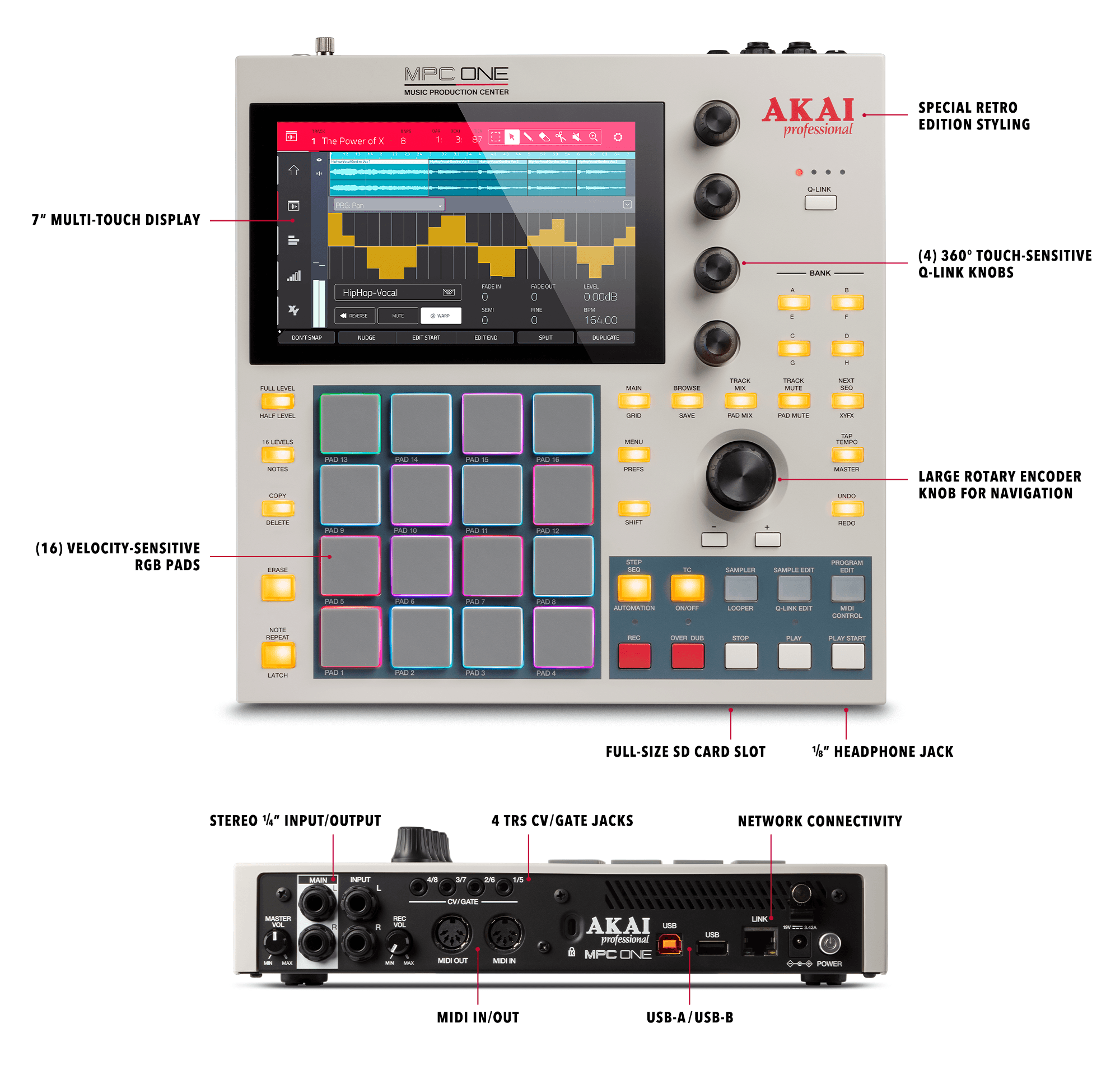 MPC One Retro Edition | Akai Professional | Akai Pro