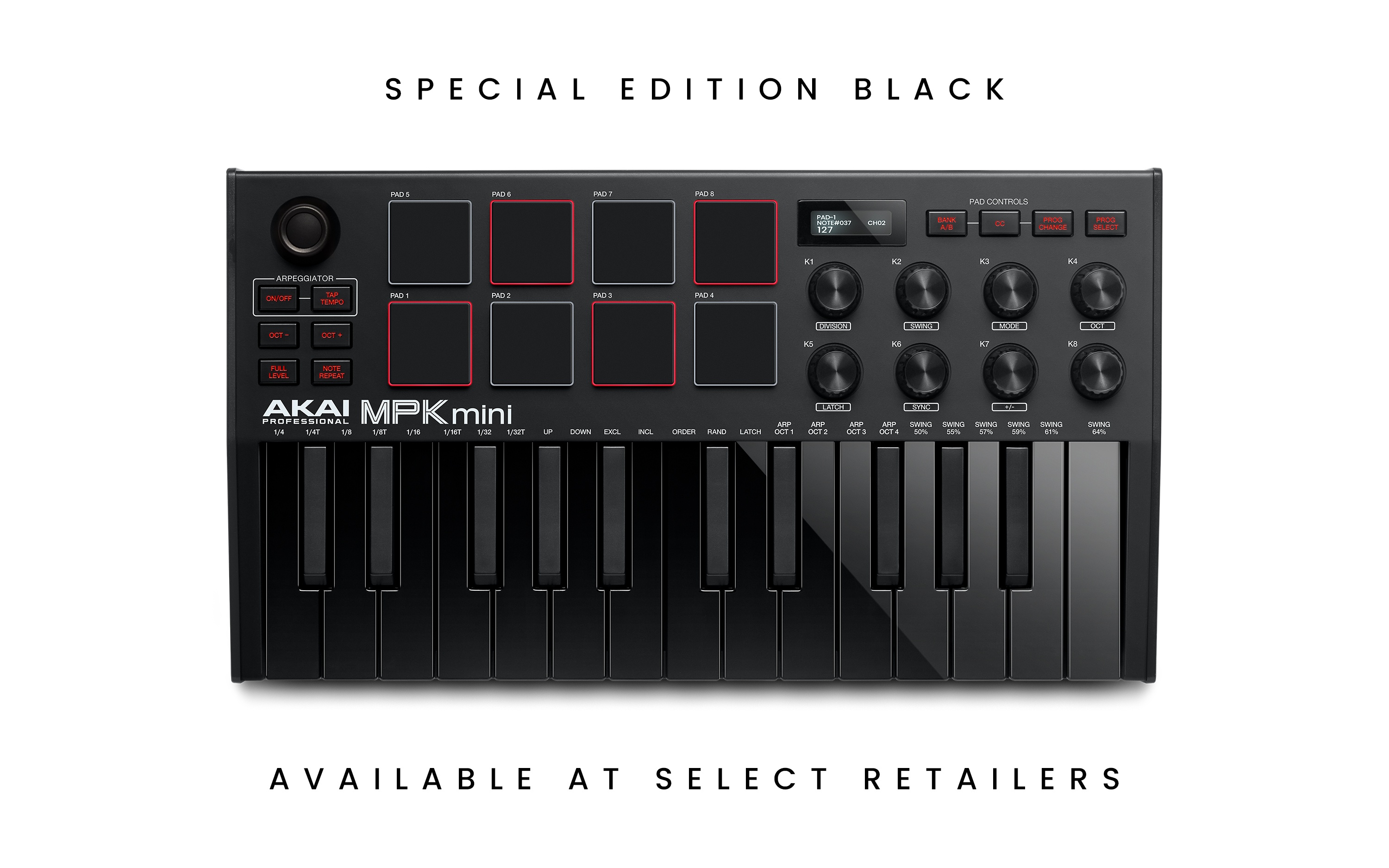 AKAI - MPK MINI PLAY MK3 - sono DJ home studio