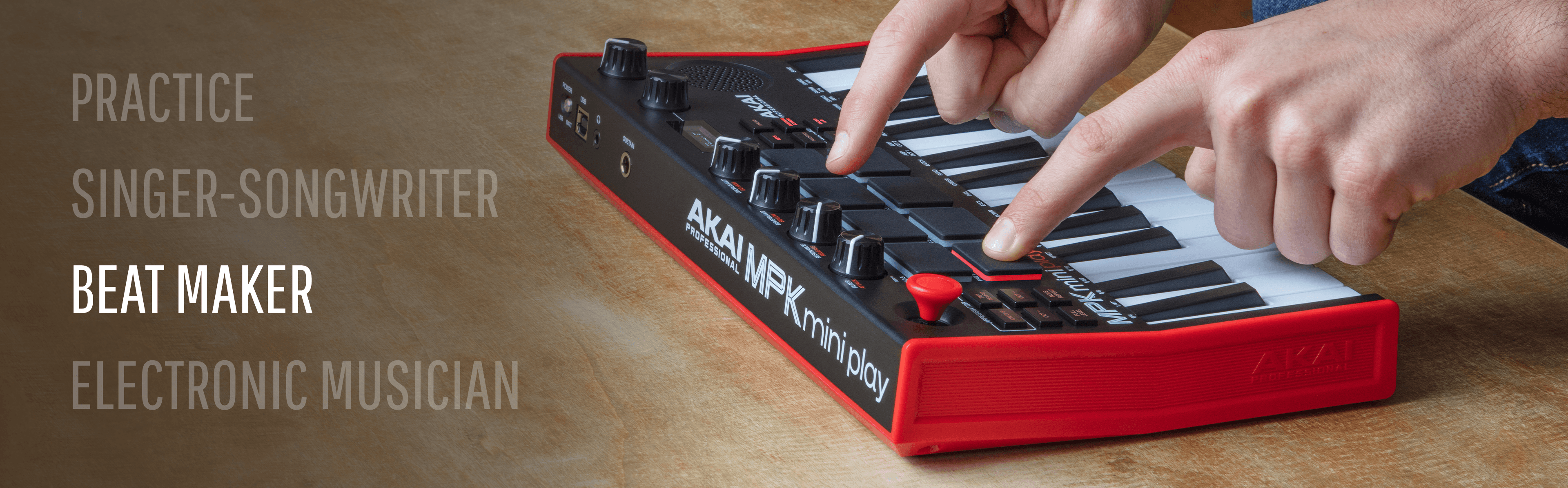 Akai Professional MPK Mini Play Mk3 Keyboard with Built-In Speaker – Kraft  Music