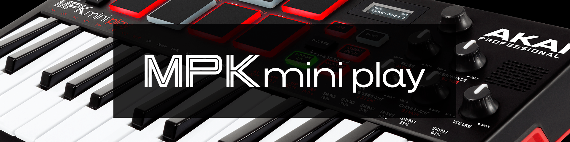 Controlador Midi Akai Mpk Mini Play Mk3 — Palacio de la Música